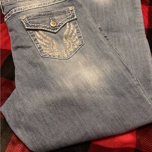 Harley Embellished Blue Jeans